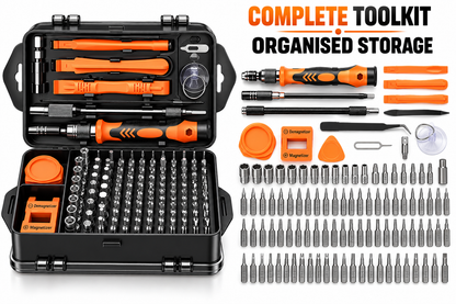 115 Piece Magnetic Screwdriver Set