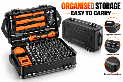 115 Piece Magnetic Screwdriver Set