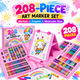208 Piece Art Marker Set