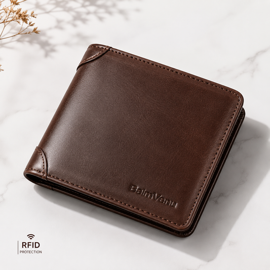 Genuine Leather RFID Wallet
