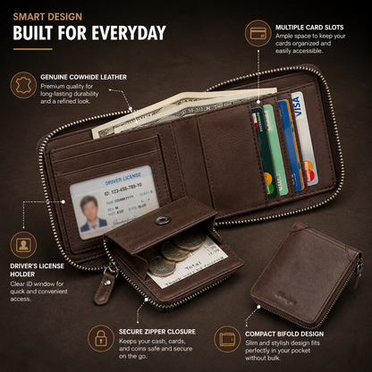 Men's Genuine Leather Wallet