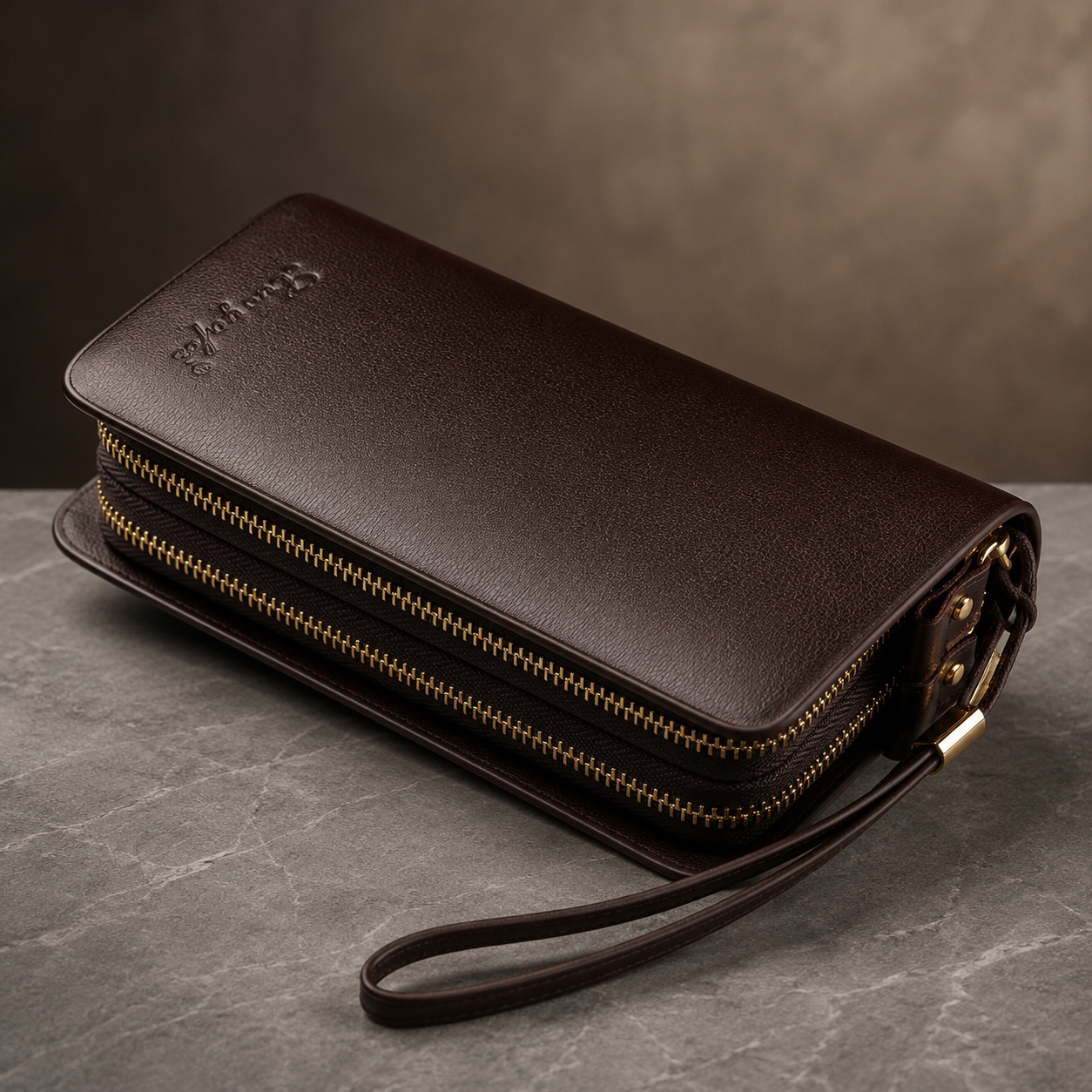 Genuine Leather Men's Clutch Bag