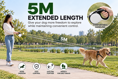5M Retractable Dog Leash
