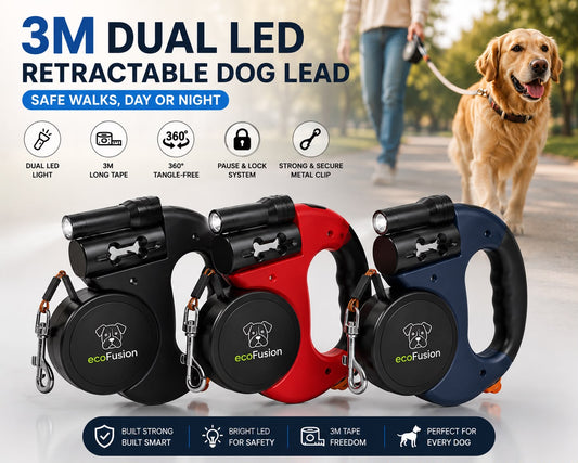 2 In 1 Retractable Dog Leash
