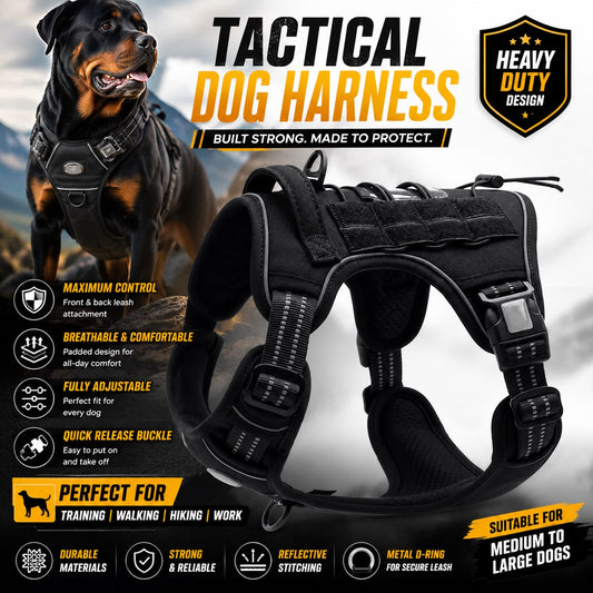 Heavy Duty Tactical Dog Harness