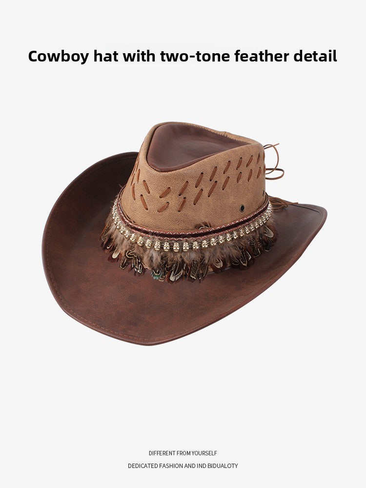 Denim Cowboy Sun Hat