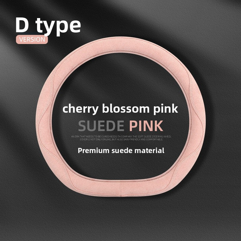 Breathable Leatherette Steering Wheel Cover