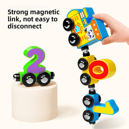 Magnetic Number Train Toy
