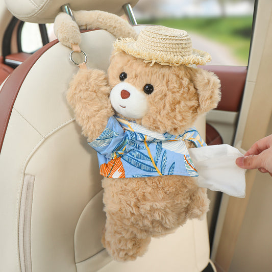 Bear Car Tissue Holder