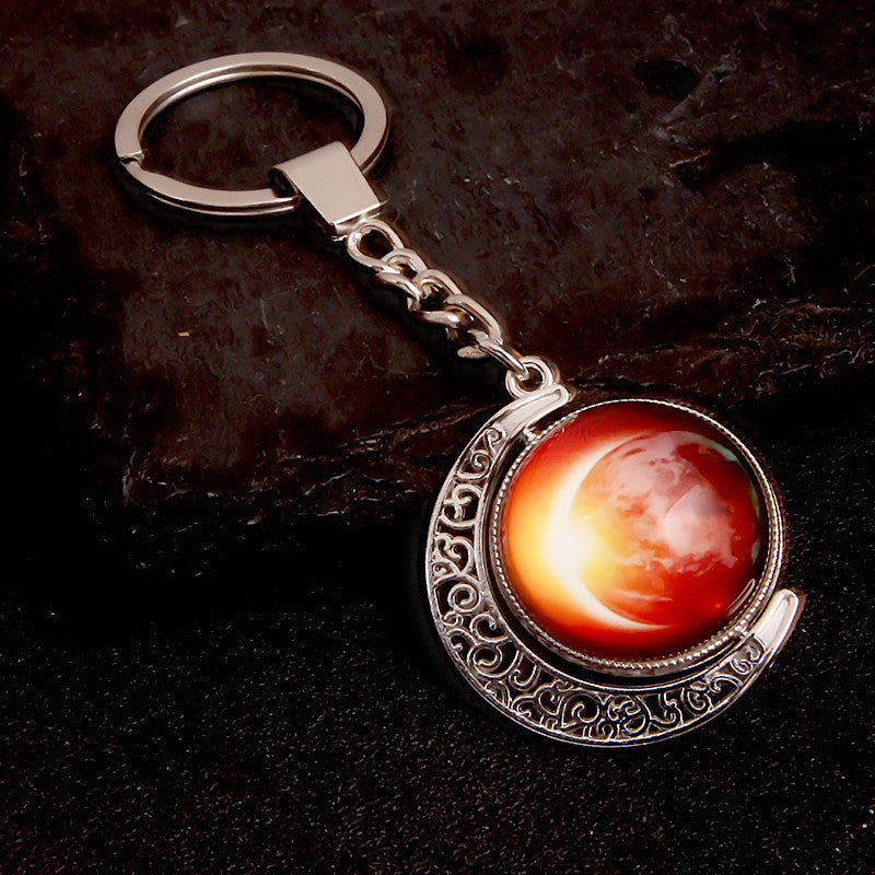 Luminous Celestial Keychain Pendant