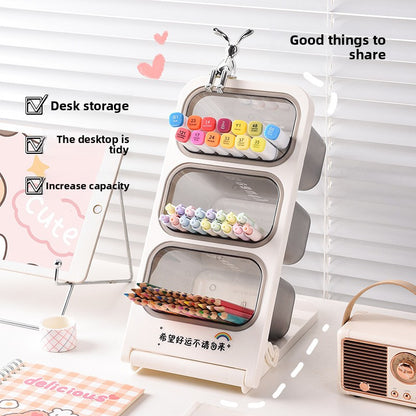 Multilayer Desktop Storage Organizer