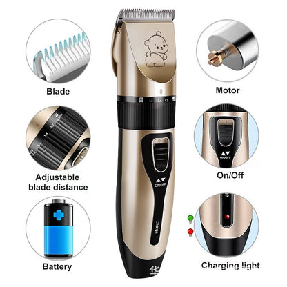 Rechargeable Pet Grooming Clipper