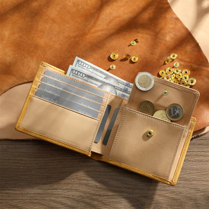 Men's Leather Short Wallet