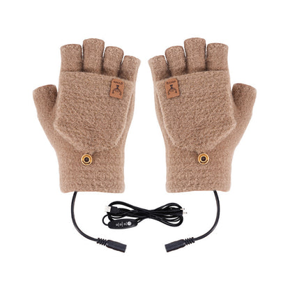 USB Heated Winter Gloves with 3-Level Temperature Control Unisex