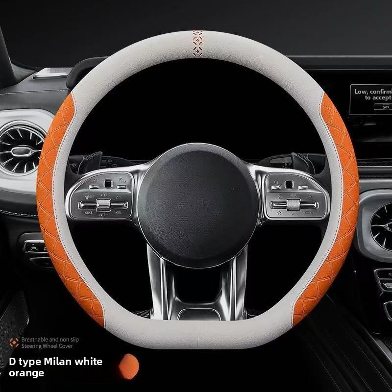 Premium Suede Steering Wheel Cover
