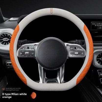 Premium Suede Steering Wheel Cover