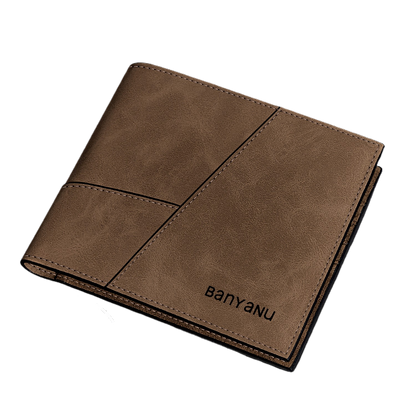Retro Frosted Cowhide Men's Wallet