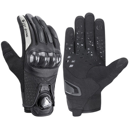 Genuine Sheepskin Motorcycle Riding Gloves