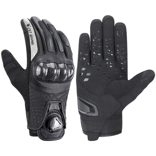 Genuine Sheepskin Motorcycle Riding Gloves