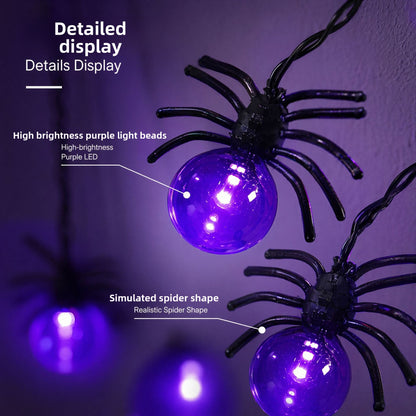 LED Spider Halloween Light
