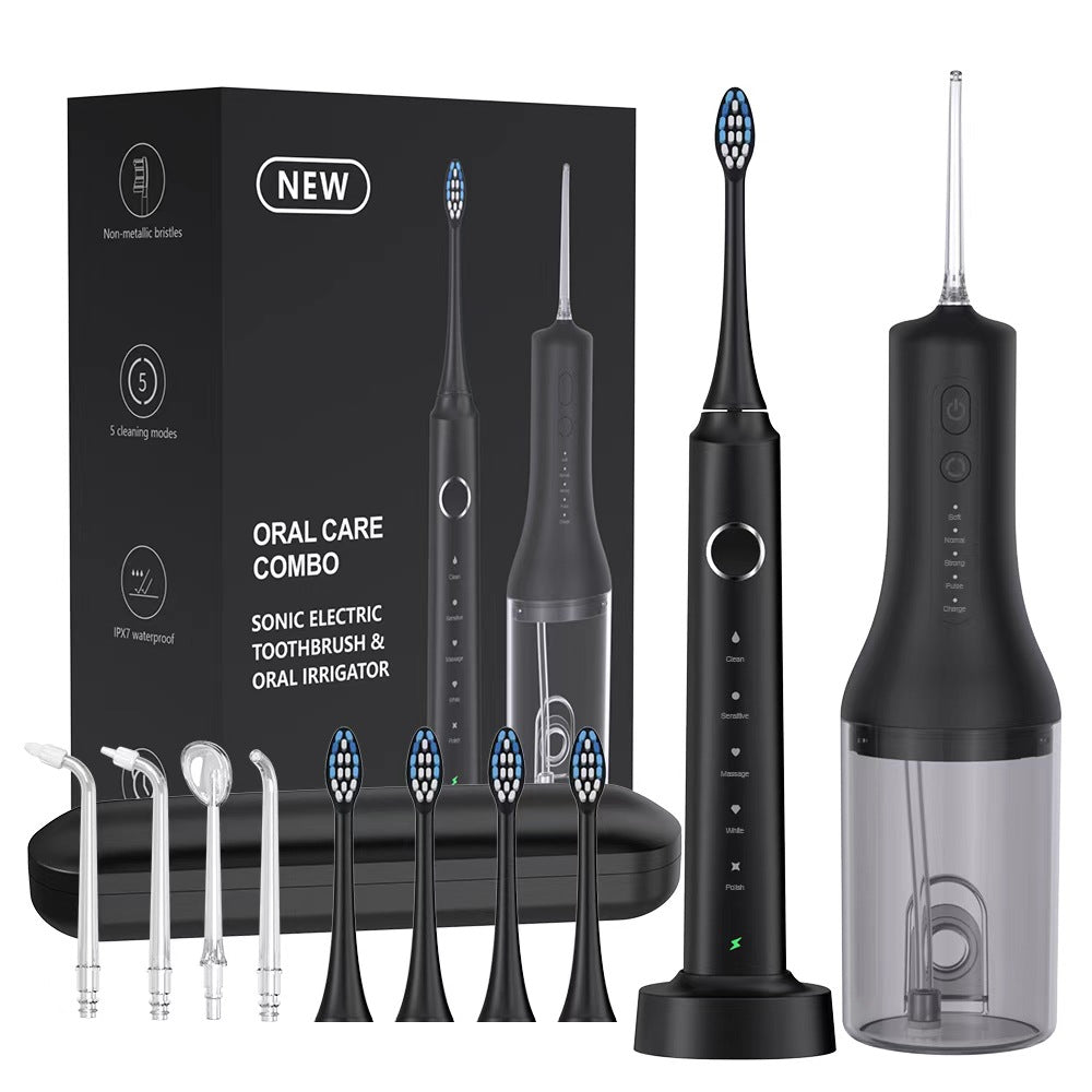 Sonic Toothbrush and Water Flosser Set