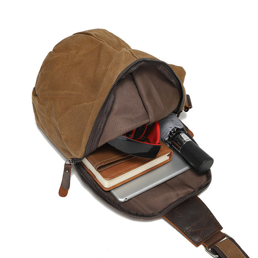 Waxed Canvas Chest Bag