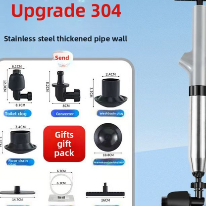 Stainless Steel Toilet Plunger