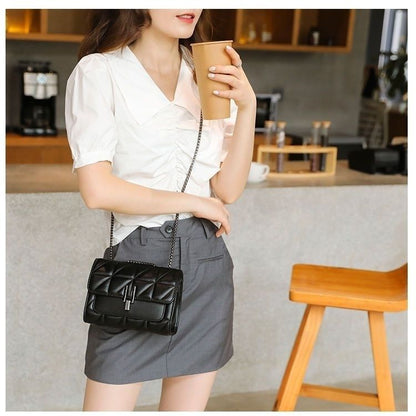 Women's Rhombus Chain Shoulder Bag