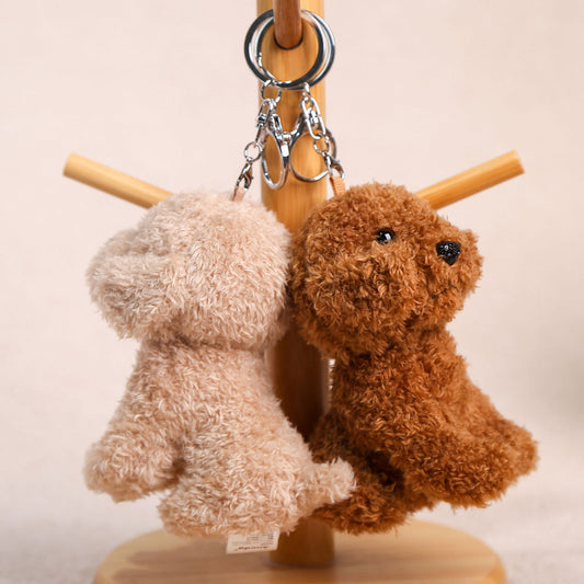 Cute Teddy Dog Plush Pendant