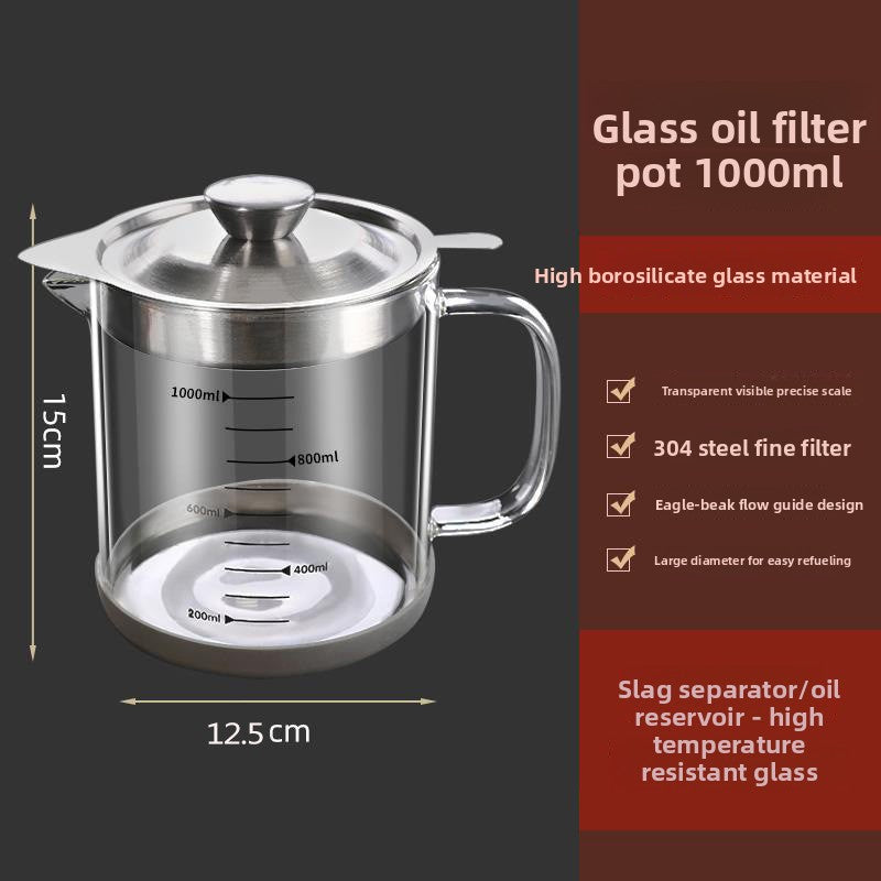 Glass Oil Dispenser Bottle