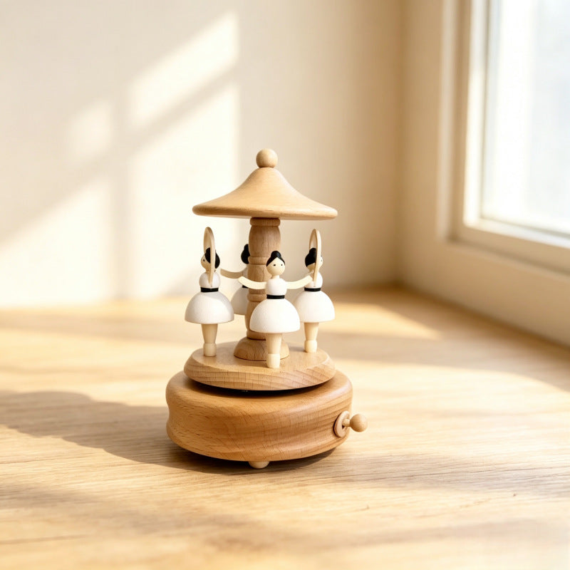 DIY Wooden Carousel Music Box