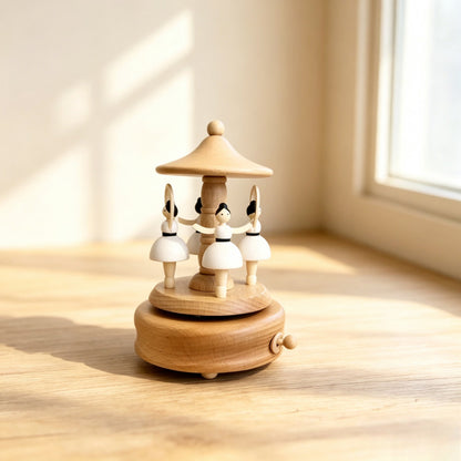 DIY Wooden Carousel Music Box