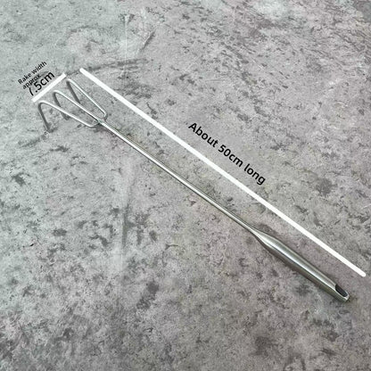 Stainless Steel Digging Rake for Beach and Garden