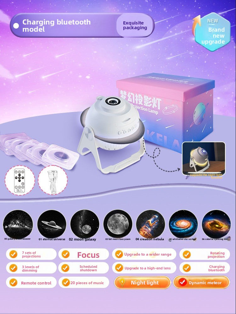 Bluetooth Star Projector Night Light
