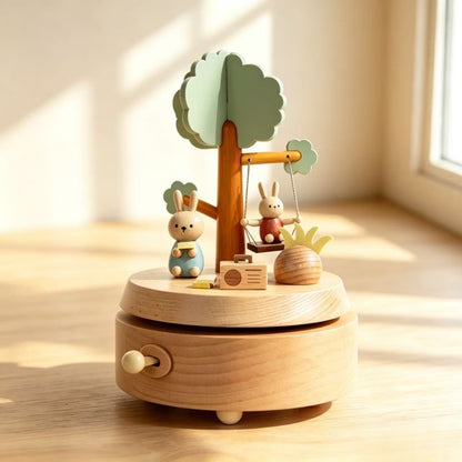 DIY Wooden Carousel Music Box