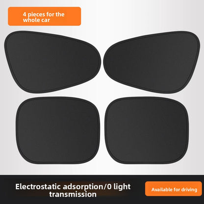 Static Cling Car Sunshade