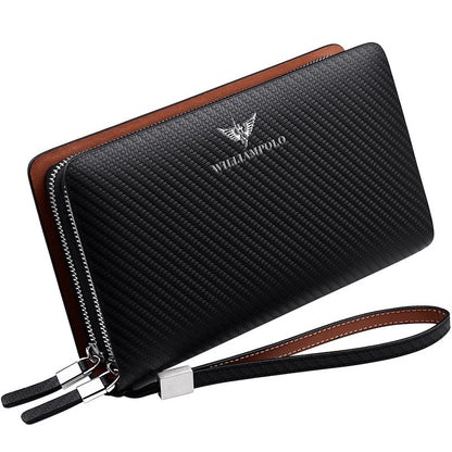 Men's Leather Clutch Wallet