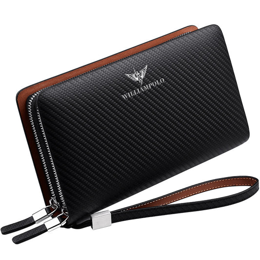 Men's Leather Clutch Wallet