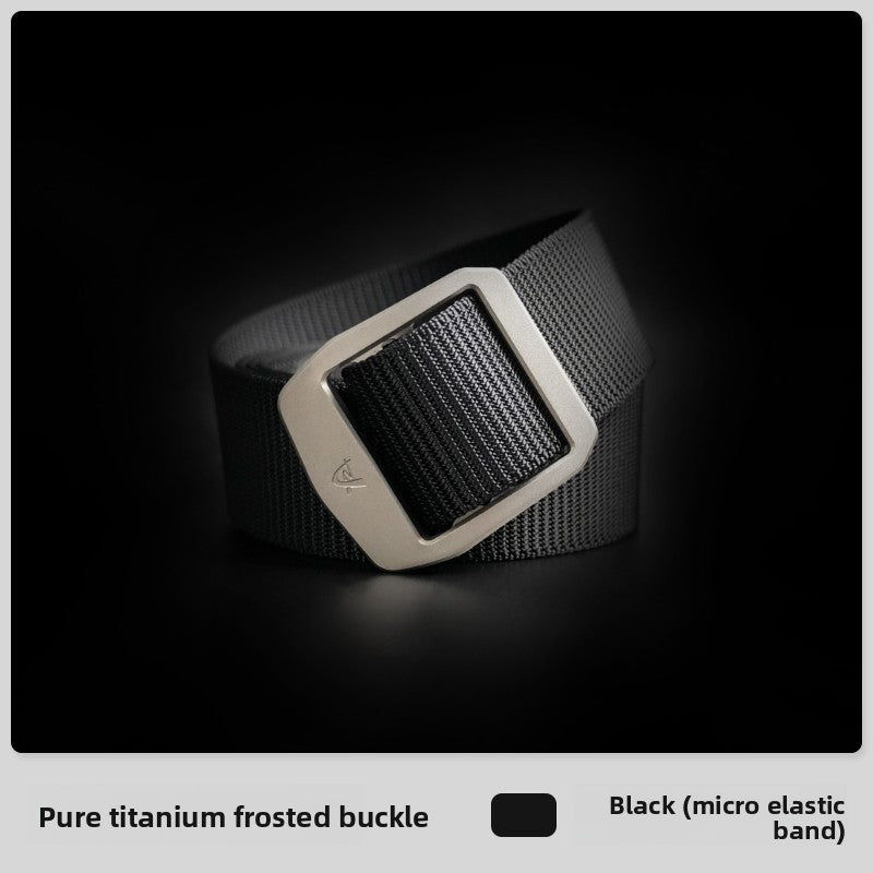 Titanium Tactical Canvas Belt