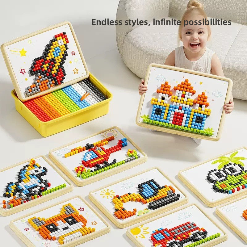 Mushroom Peg Puzzle Toy