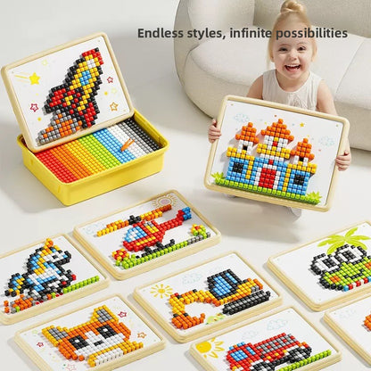 Mushroom Peg Puzzle Toy