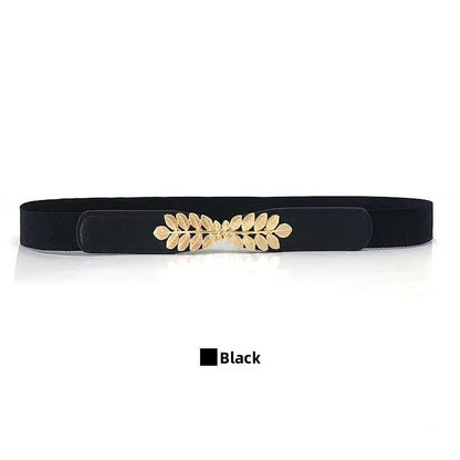 Women's Leaf Buckle Waist Belt