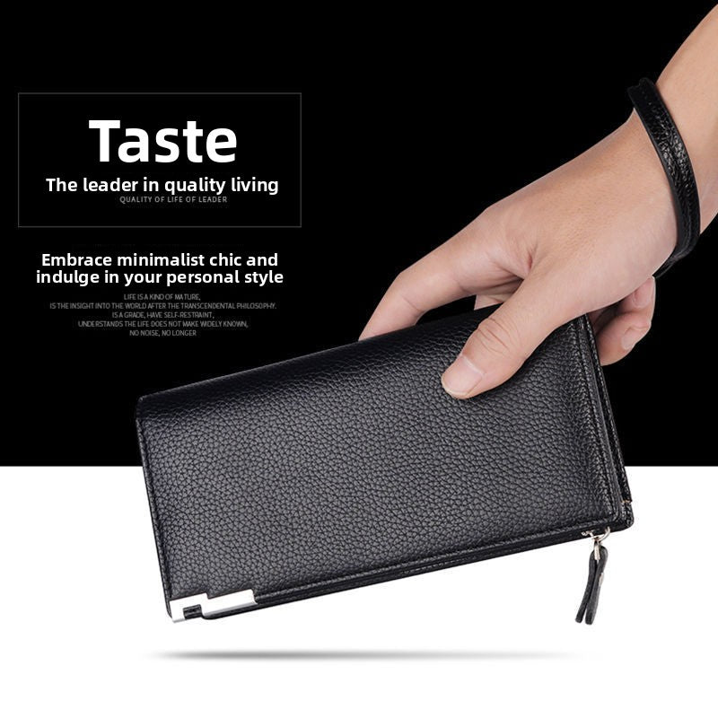 Leather Long Wallet