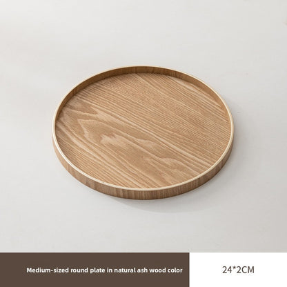 Wooden Multi-Purpose Serving Tray  Round Oval and Semicircle