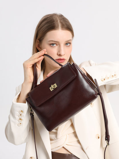 Genuine Leather Crossbody Shoulder Bag