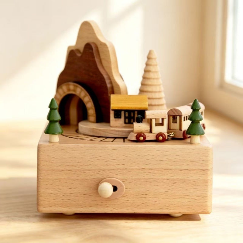 DIY Wooden Carousel Music Box