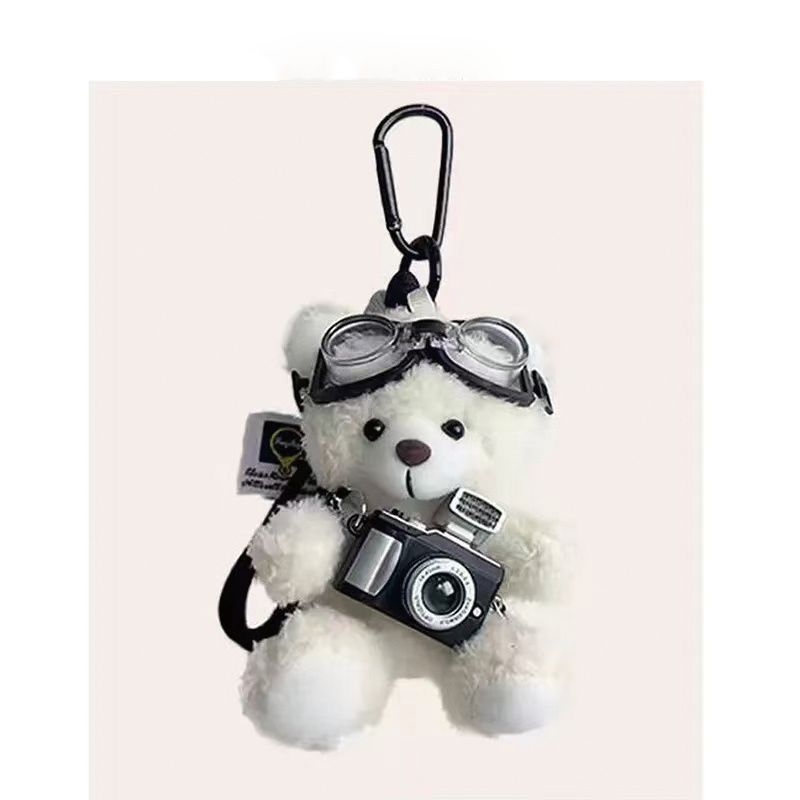Flash Bear Camera Keychain