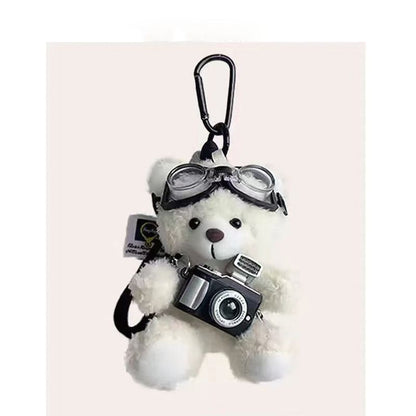 Flash Bear Camera Keychain