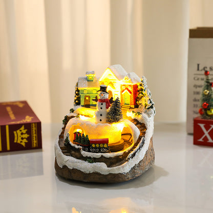 Light Up Christmas Music Box