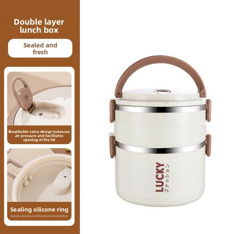 Portable Stainless Steel Lunch Box